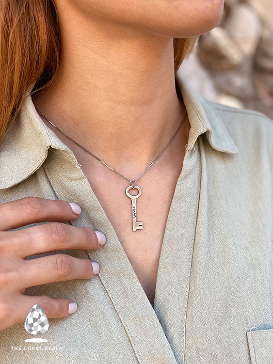 Palestinian right of return key necklace