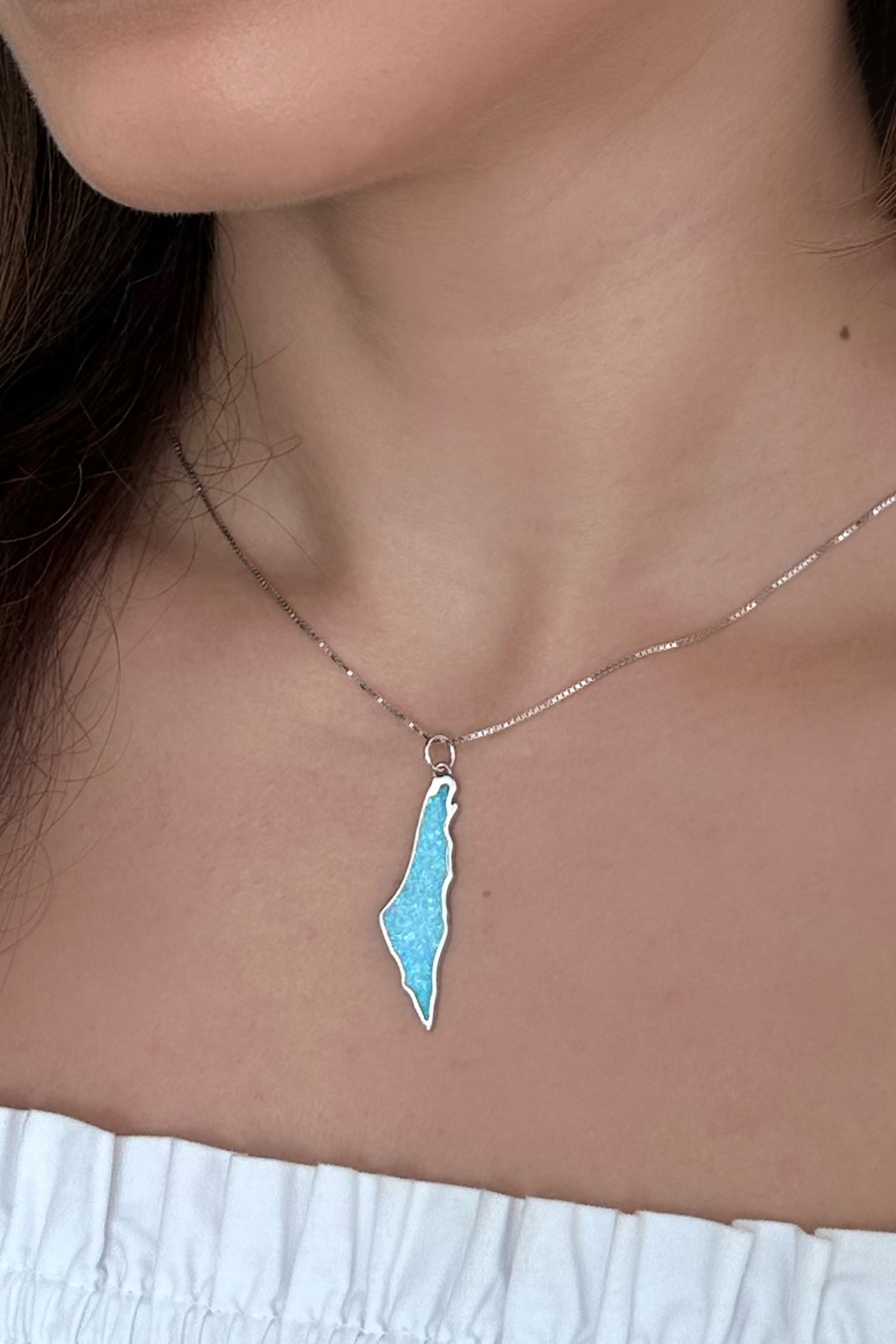 Blue Opal Palestine map set