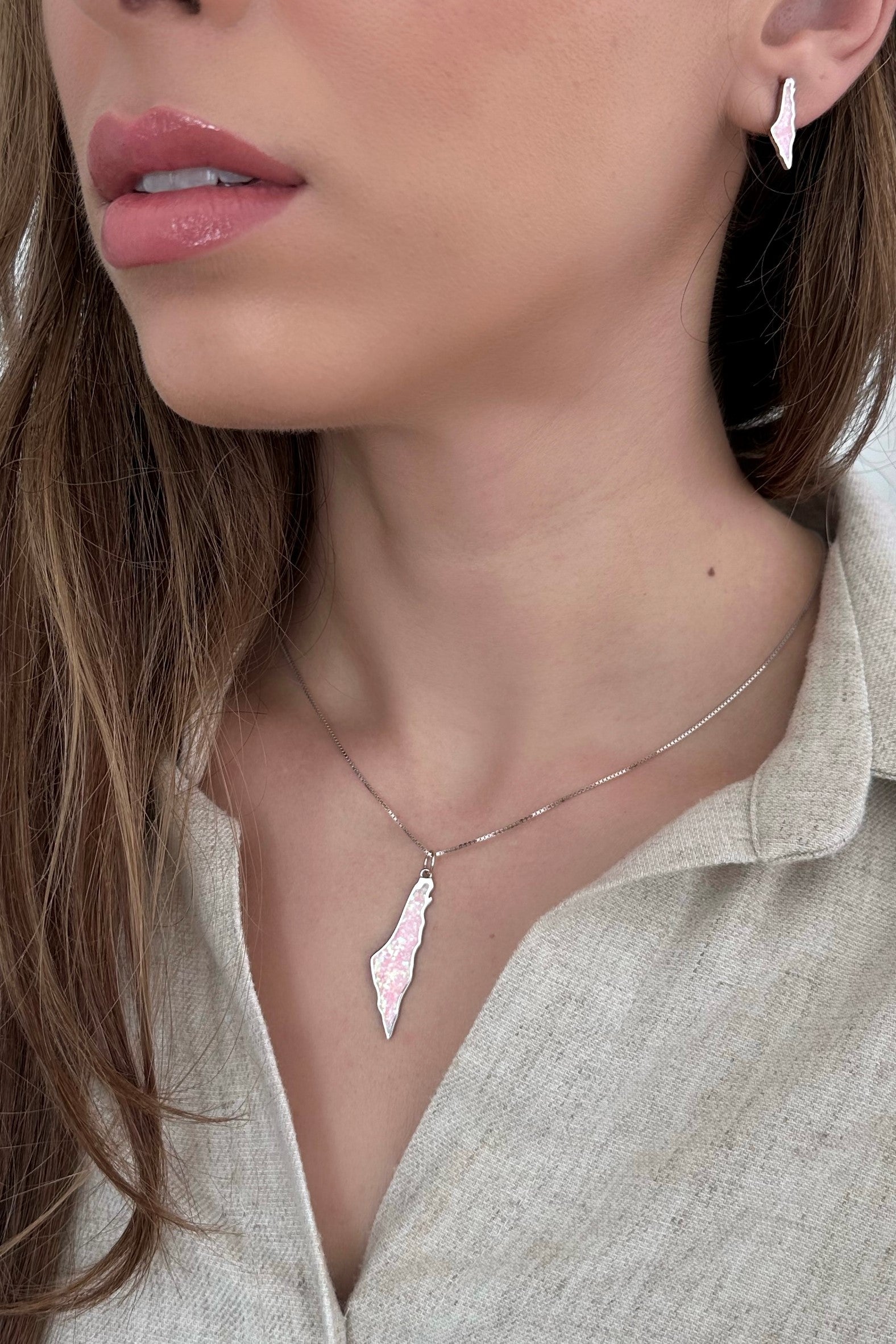 Pink Opal Palestine map set