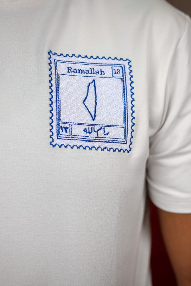 Return Stamp with Town names T-shirt
